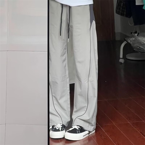 1506-1/KK191/P48男士冷感速干纯色透气时尚户外束脚休闲裤图片