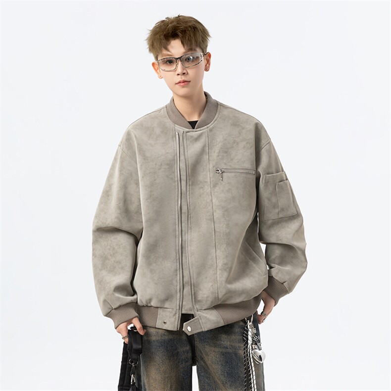 现货三防春秋款男士皮夹克外套皮衣JK309P80,男装夹克,星座1904A-1