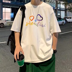 男圆领T恤宽松短袖T523P30图片
