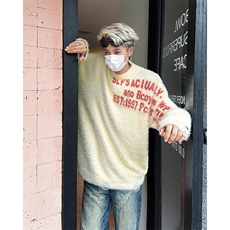 针织衫男女韩版潮流高街帅字母提花2024冬季新款ins毛衣MZ563-P57，男装针织衫/毛衣，星座412-3