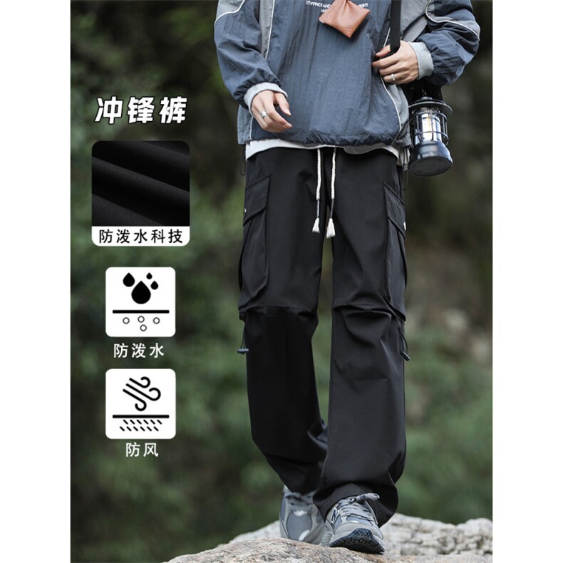 美式高街工装裤男款防风防水户外登山冲锋裤休闲裤子K720-特批-39,男装休闲裤,星座718-1