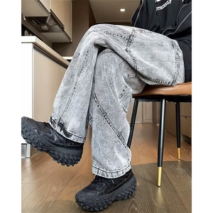 2024美式牛仔裤男款直筒长裤潮  BK56 P48图片