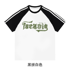黑拼白色