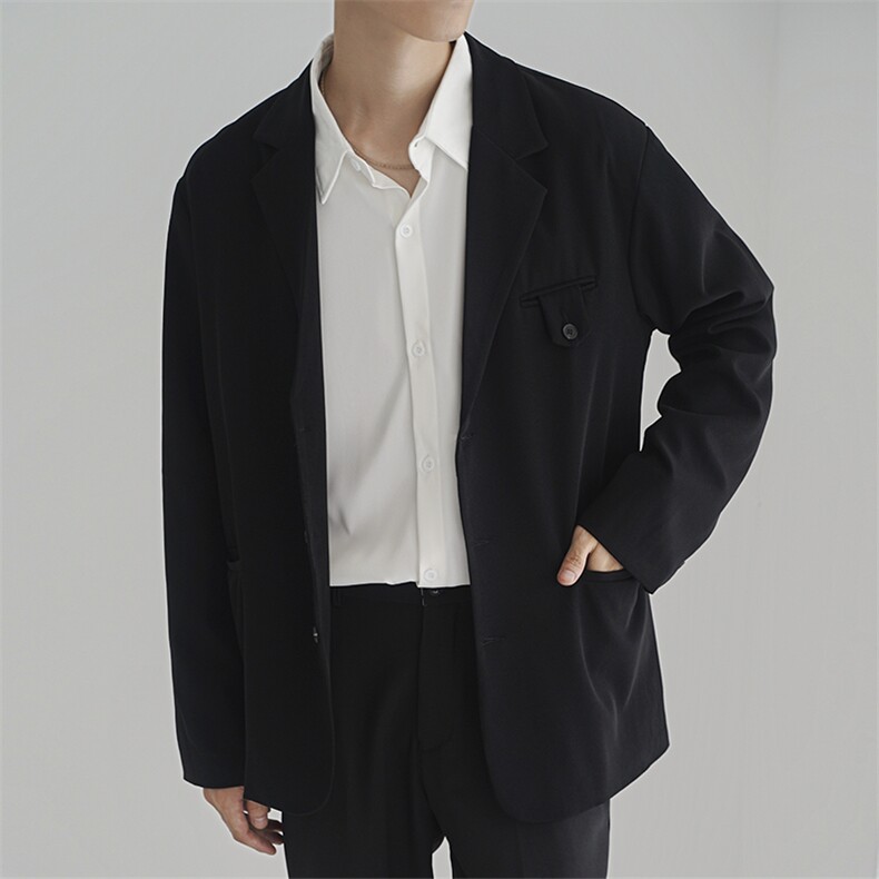 春装新款韩版ins港风韩版帅气雅痞小西服西装外套F09P75，男装西服套装，电商D325