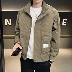 工装户外夹克男装春秋季2025新款外套男士青年户外运动冲锋衣，男装夹克，星座218-1（原230）