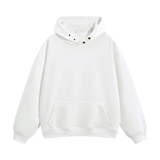 抖音得物高品质美式高街重磅曼巴棉古铜两粒扣连帽卫衣外套XS066，女装短外套，电商A486