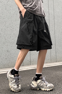 夏季潮流工装五分裤宽松休闲短裤A161-1182-P48图片
