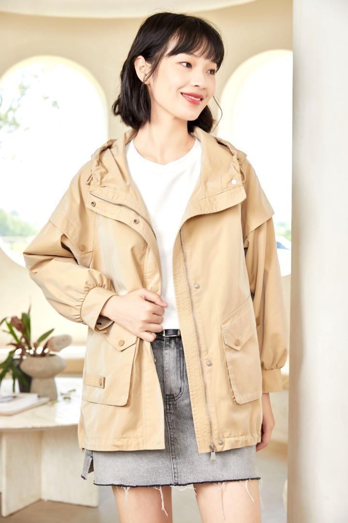 春款风衣，两色两码,女装风衣,衣例