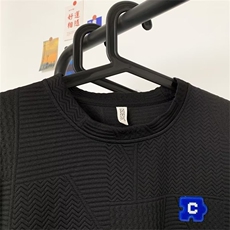 2025夏港风大码内搭圆领短袖华夫格男打底T恤T102-P28310B-1，男装T恤，星座310B-1
