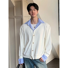 杰克琼斯奥特莱斯秋冬衣服商务时尚V领毛衣开衫针织衫上衣男装，男装针织衫/毛衣，星座506A