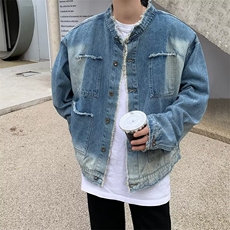 2023港风文艺刺绣棒球服男春秋宽松潮流夹克复古百搭长袖外套，男装夹克，星座716-3