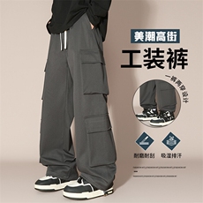 现货K152P45控69.9春季宽松多口袋户外工装裤，男装休闲裤，星座209