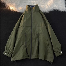 美式拼接牛仔外套男士潮牌大码假两件衣服J7083P65，男装夹克，星座1116-2