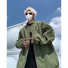 美式复古外套女春秋2023新款小众冬季加厚飞行员夹克棒球服JY170，男装夹克，星座1116A-1（原606A）