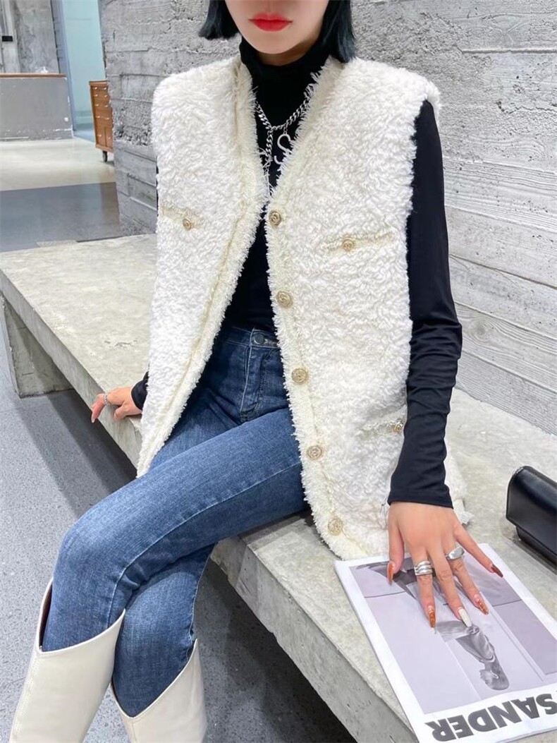 小香风马甲，女装马甲，格格+