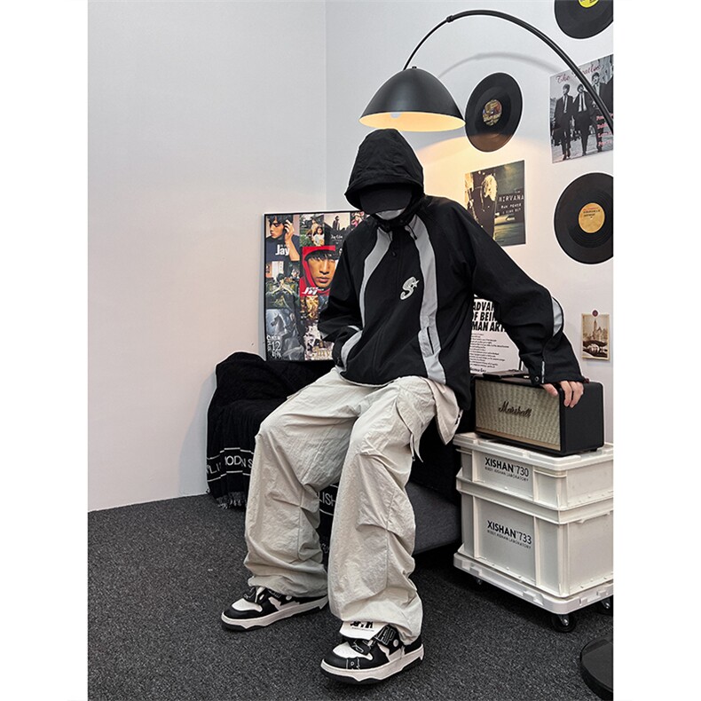 K801-P60-现货新款男女工装裤伞兵裤防水运动户外裤速干伐木裤,男装工装外套,电商B327