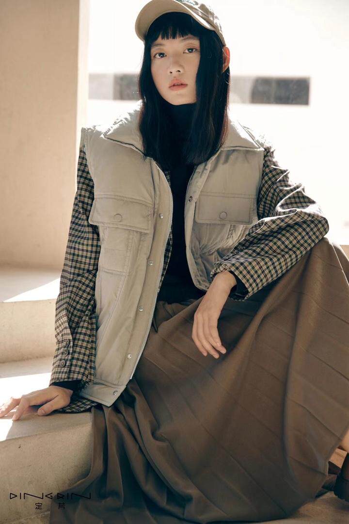 羽绒马甲，女装马甲，DINGOIN 定芹