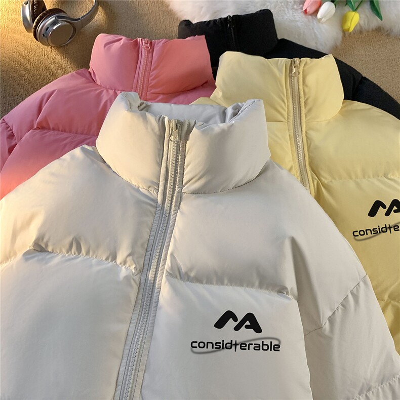 毛毯新款秋冬字母印花面包服宽松休闲棉服A247-MY504特批85控118,男装棉衣,电商A247