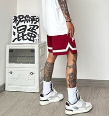 美式街头字母篮球运动休闲短裤男夏季潮休闲裤QK75P35，男装休闲裤，星座1116-2
