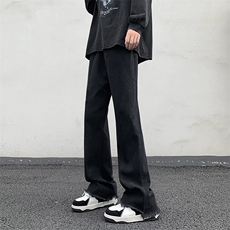 K866毛边牛仔裤