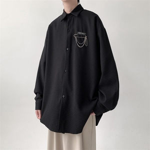 宽松长袖衬衫男KD630-P30图片