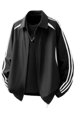 可二开美式学院风大码M-5XL棒球服夹克男立体白底JK78090P75控118，男装夹克，星座227-7