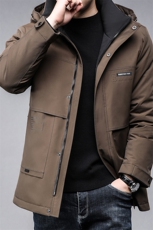 B89472鸭绒男士连帽90绒新款羽绒服中长裤商务精品，男装羽绒服，钱塘207-3