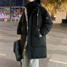 冬季新款韩版中长宽宽松大码加厚棉衣外套XZ102B-1-M6652P145，男装棉衣，星座102B-1