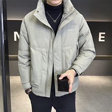 2024直播男羽绒服冬季加厚保暖白鸭绒时尚潮牌夹克Y9823P145，男装夹克，星座914