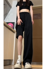 主推供视频~M-5XL夏季垂感冰丝裤休闲裤凉感西裤A461特P35控58，男装休闲裤，电商A309