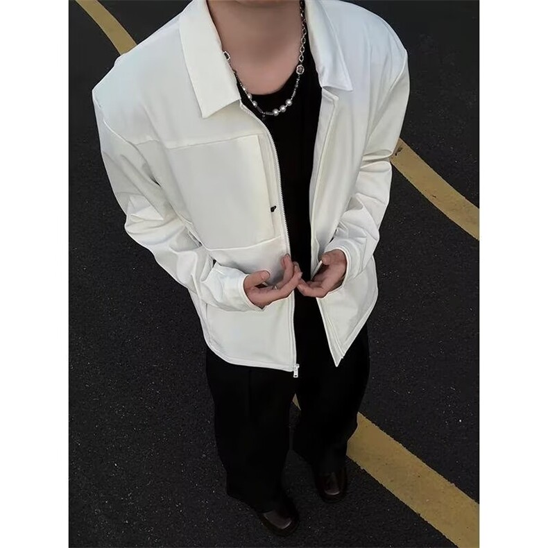 潮流男士外套春秋季2025新款潮牌百搭工装上衣休闲夹克W6732-P76,男装夹克,星座412-1
