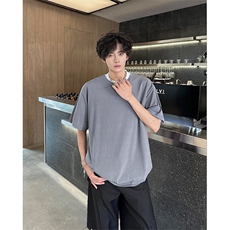 8XL-M高品质！！特大码冰丝速干T恤男透气短袖上衣纯色DX314P25，男装T恤，电商D206-1