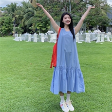 ：夏装新款时尚洋气休闲设计感连衣裙2C135-8835P125K188，女装连衣裙，2C135