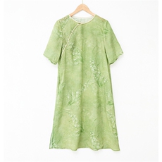 2026年春季苎麻文艺/优雅旗袍，女装汉服/婚纱/旗袍/礼服，江南依恋