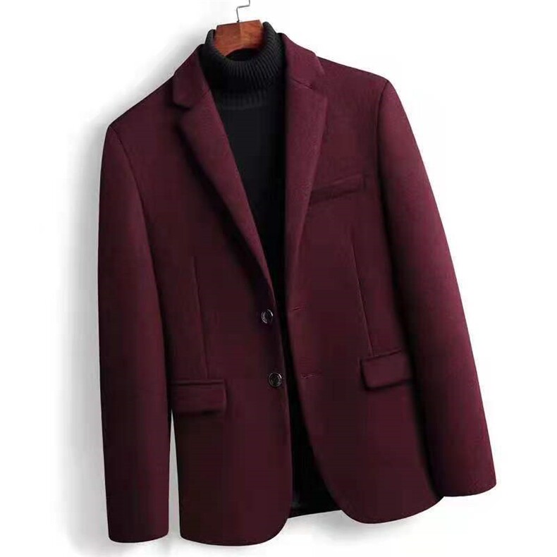 HN1906秋冬新款男士毛呢外套小西服P110,男装西服,电商B360A（原721A）