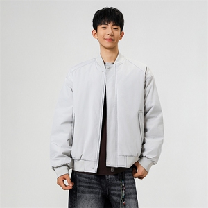 冬季clean纯色棒球服领棉服加厚短款棉衣 HZ8815-特P68不议价图片