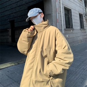 宽松立领工装棉服男女冬季cityboy棉衣保暖外套ins潮牌V5126-P88图片