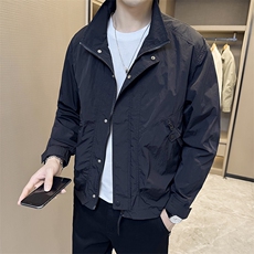 主推数据款夹克男休闲时尚潮流立领上衣外套A329-FL2313-P90，男装夹克，电商A329
