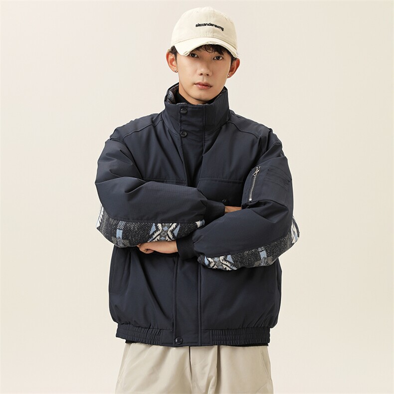 2025冬季新款男日系潮牌立领白鸭绒羽绒服加厚外套棉衣YR80-F265,男装羽绒服,电商A101（原外27）