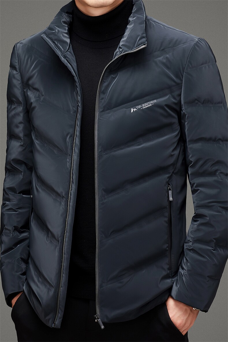 BAMJ-6811钱塘2020-2冬季厚款商务休闲中年男士百搭羽绒服P200,男装羽绒服,钱塘207-2
