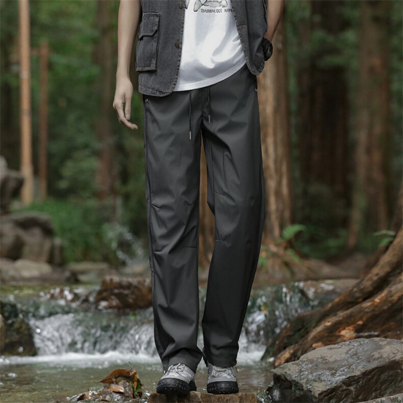 春秋夏季户外登山冲锋裤男款速干宽松直筒休闲裤,男装休闲裤,星座410-7
