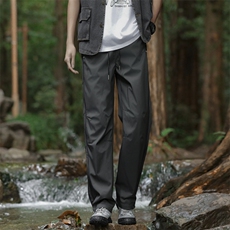 春秋夏季户外登山冲锋裤男款速干宽松直筒休闲裤，男装休闲裤，星座410-7