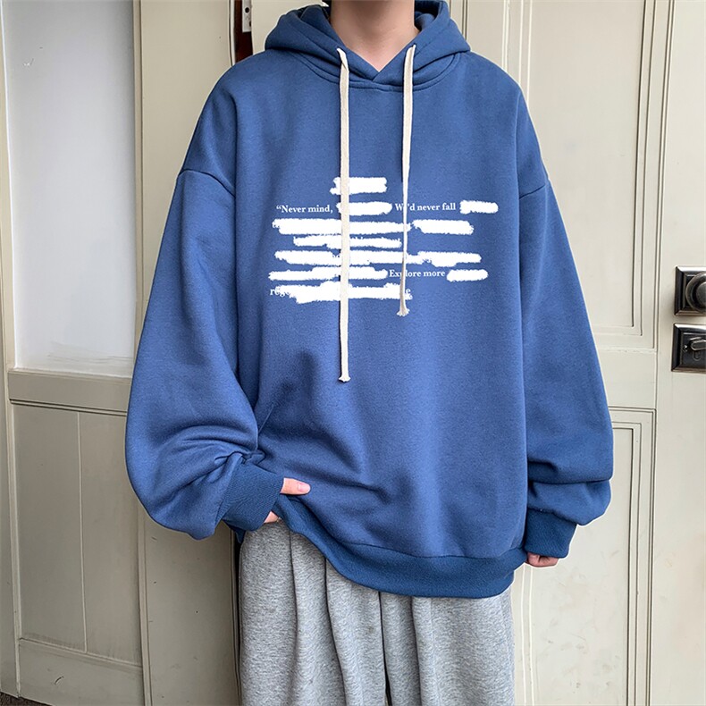 连帽卫衣男大码胖子帽衫大号运动服WY2445-P35,男装卫衣,电商A040