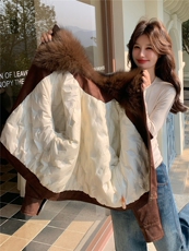 现货新款2187-P465-K669-90白鸭绒派克服，女装羽绒服，然然