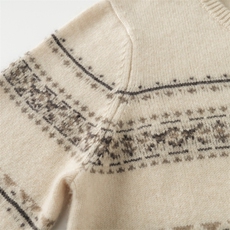 2025百搭时尚复古提花钉扣开衫百搭羊绒衫，女装羊绒衫，绒知纯羊绒