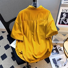 短袖polo衫男宽松潮牌文艺时尚潮流气质新款2811P35，男装Polo衫，星座410-2