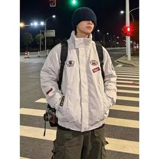 2026春装新款户外多口袋三防工装夹克钓鱼徒步冲锋衣宽松外套男女，男装夹克，星座506A