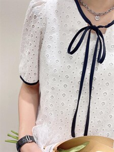 【现货】 夏季新款 面料连衣服 小香风图片