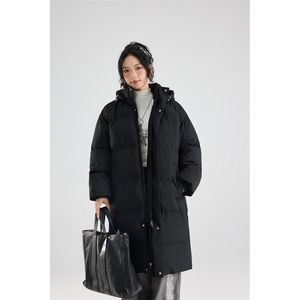 秋冬季长款棉服新防寒棉衣外套2025过膝棉袄宽松 HZ8817-P108图片