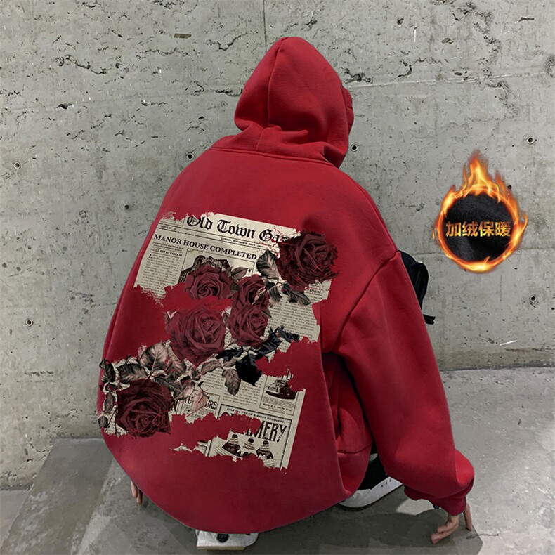 抖音供货、复合重磅加绒现货连帽卫衣宽松D223A-JR-WY2324-特P40图片